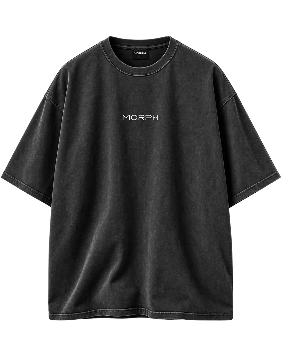Schwarzes Morph T-Shirt