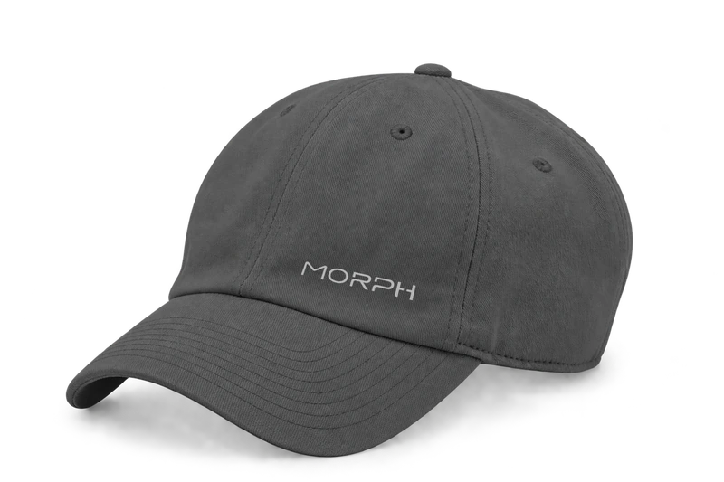 Dark gray Icon Cap with MORPH embroidery